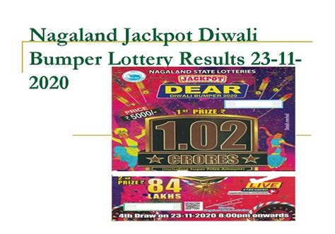 nagaland jackpot result